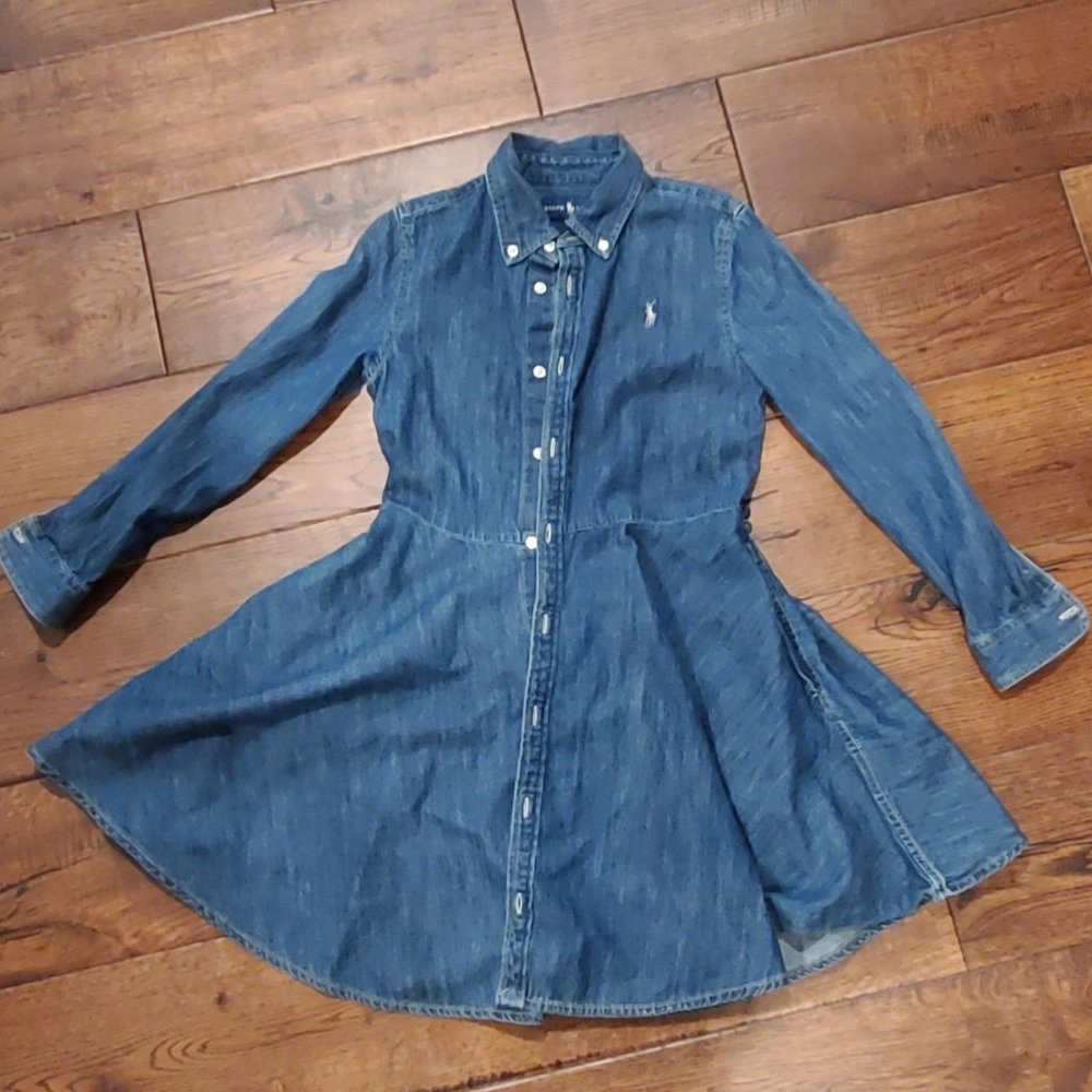 Ralph Lauren Kids Jean dress sz 6x